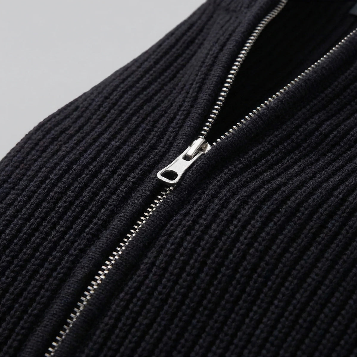 Herren Strickjacke mit Reißverschluss