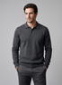 Herren Strickpullover aus Wolle mit Polokragen