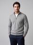 Herren Strukturpullover mit Quarter-Zip