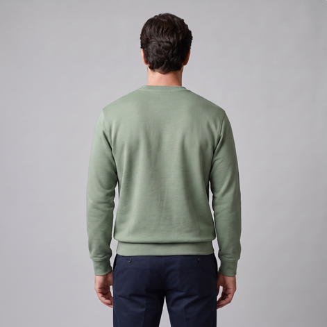 Herren Sweatshirt mit Rundhalsausschnitt