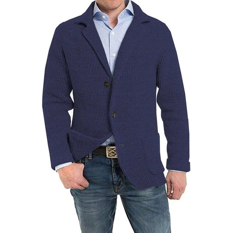 Herren Taillierte Strickjacke Eleganter Schnitt