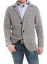 Herren Taillierte Strickjacke Eleganter Schnitt