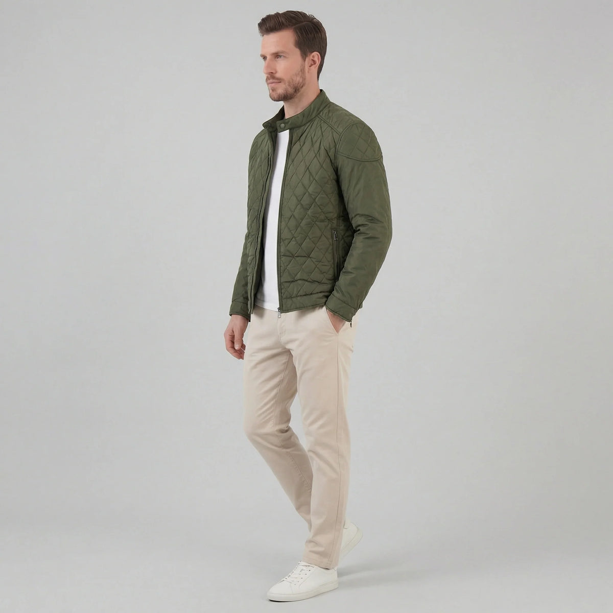Herren Übergangsjacke mit taillierter Silhouette