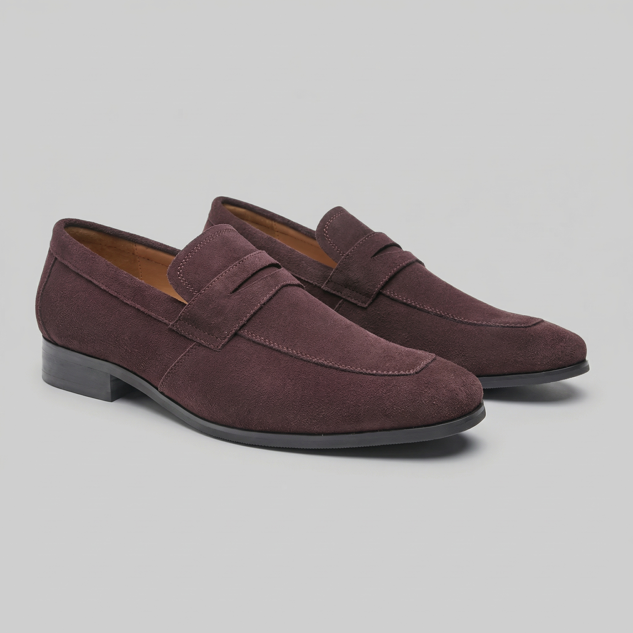 Herren Veloursleder Klassische Penny Loafers