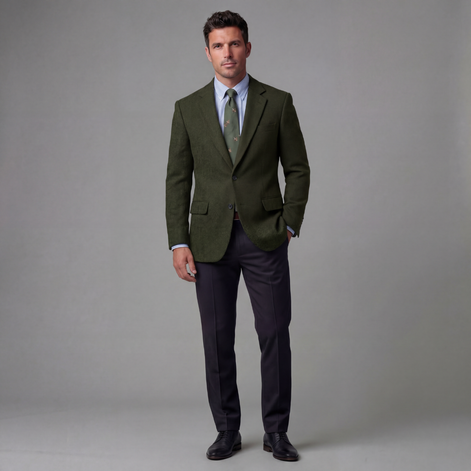 Herren Vintage Blazer Jacke