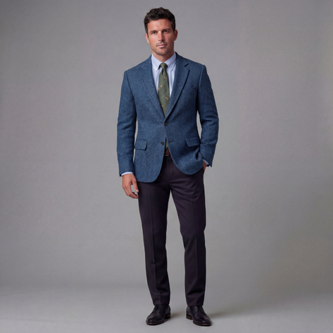 Herren Vintage Blazer Jacke