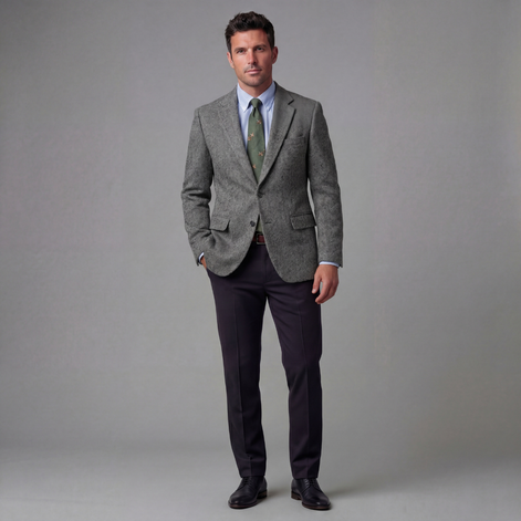 Herren Vintage Blazer Jacke