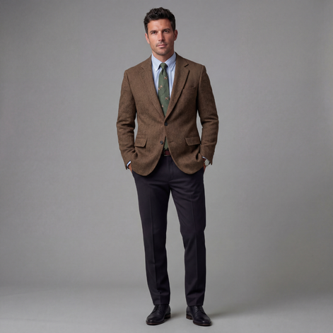 Herren Vintage Blazer Jacke