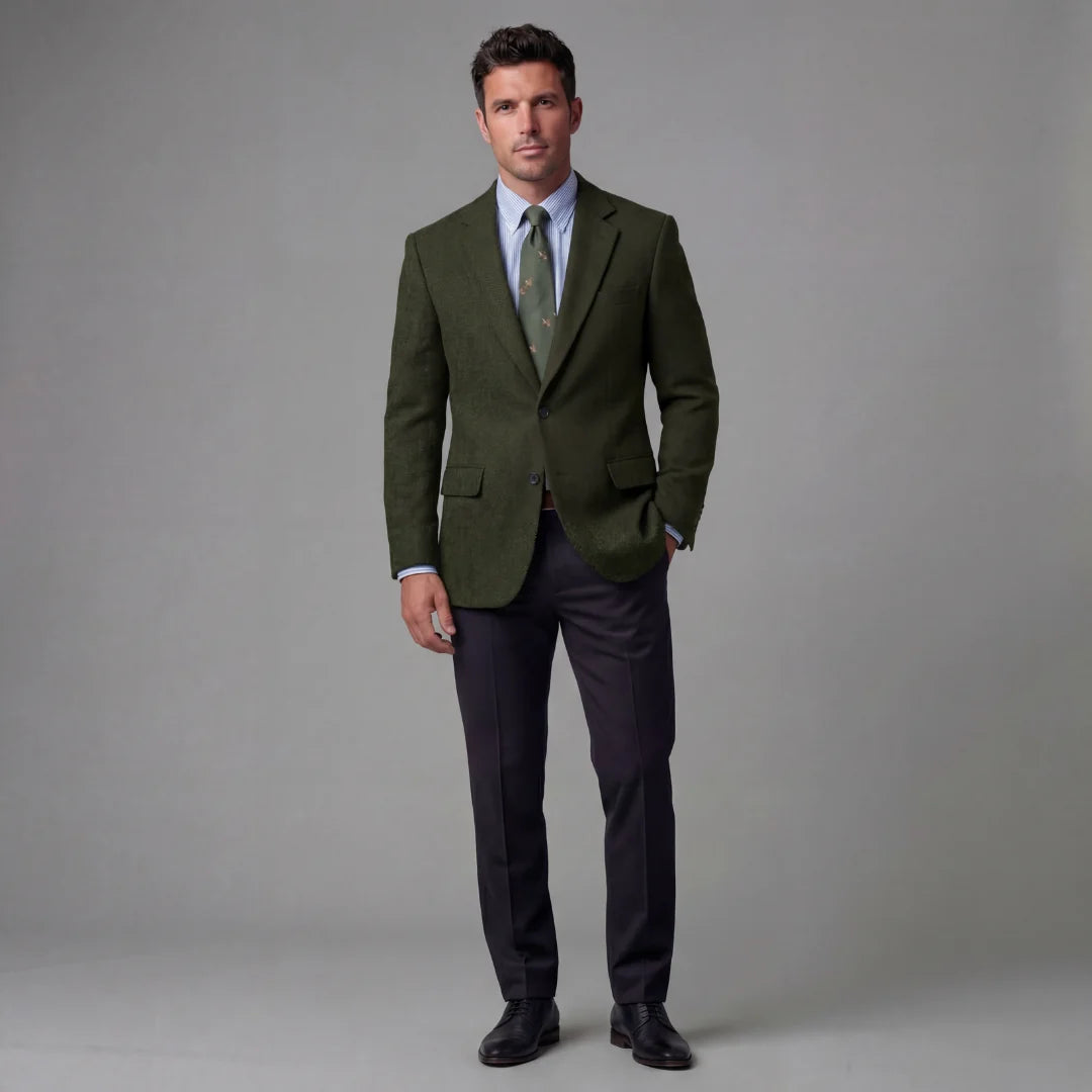 Herren Vintage Blazer Klassische Silhouette