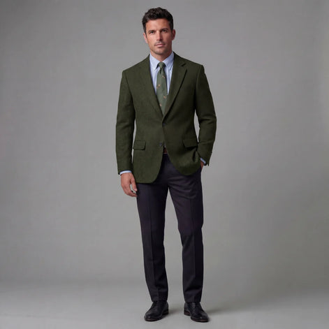 Herren Vintage Blazer Klassische Silhouette