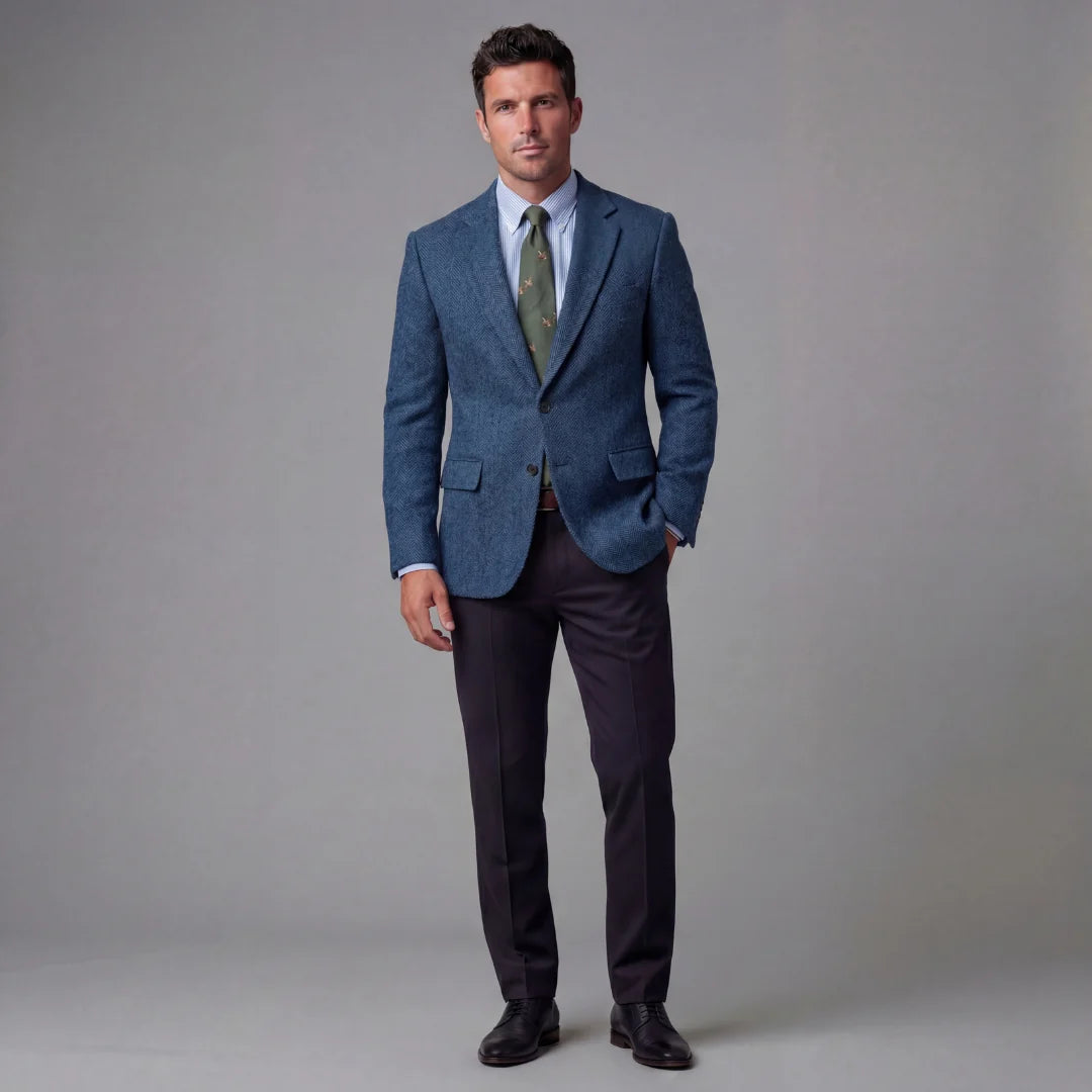 Herren Vintage Blazer Klassische Silhouette