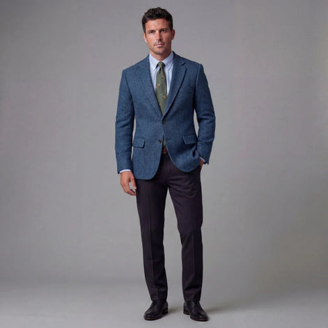 Herren Vintage Blazer Klassische Silhouette