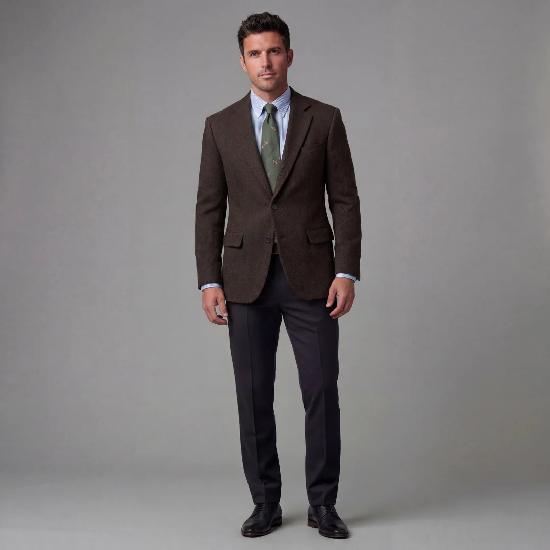 Herren Vintage Blazer Klassische Silhouette