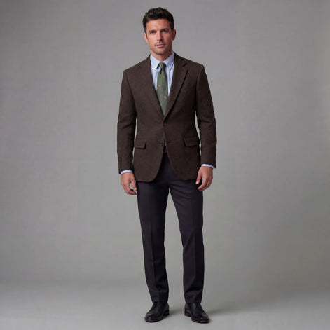 Herren Vintage Blazer Klassische Silhouette