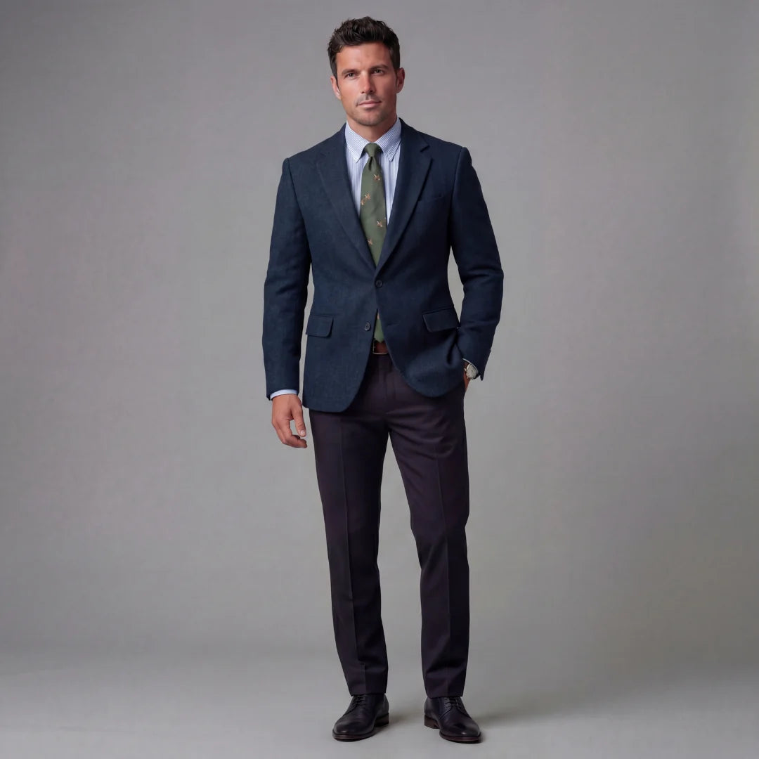 Herren Vintage Blazer Klassische Silhouette