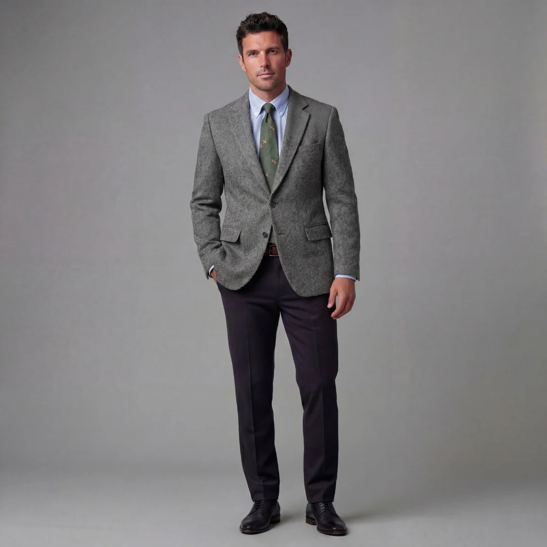 Herren Vintage Blazer Klassische Silhouette