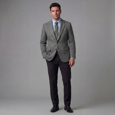 Herren Vintage Blazer Klassische Silhouette