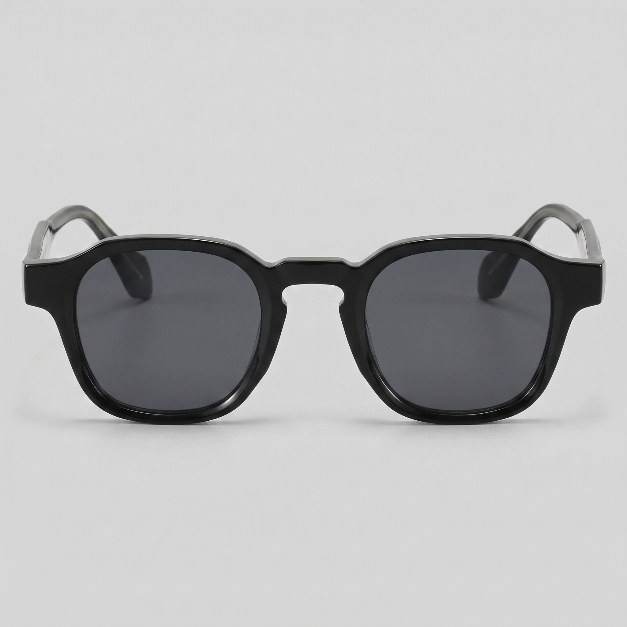 Herren Vintage Quadratische Sonnenbrillen Mit Dunklen Gläsern