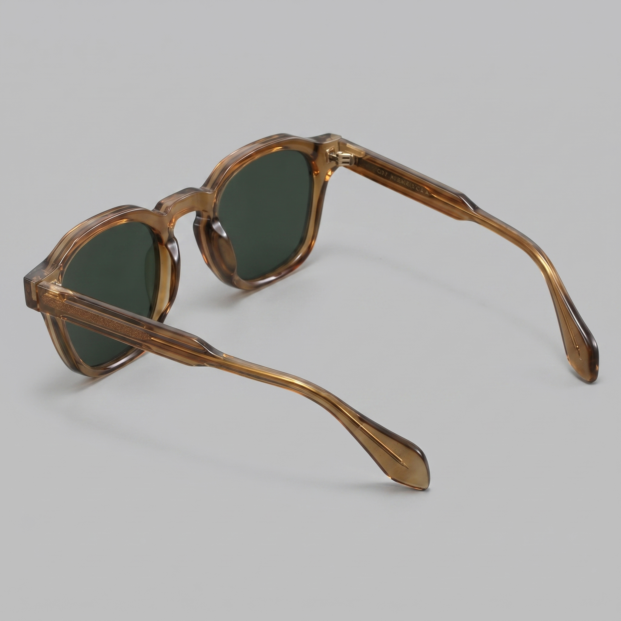 Herren Vintage Quadratische Sonnenbrillen Mit Dunklen Gläsern