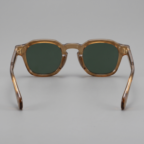 Herren Vintage Quadratische Sonnenbrillen Mit Dunklen Gläsern