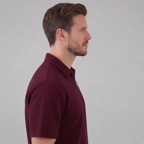 Herren Waffelstrick Kurzes Outfit Sommer Set