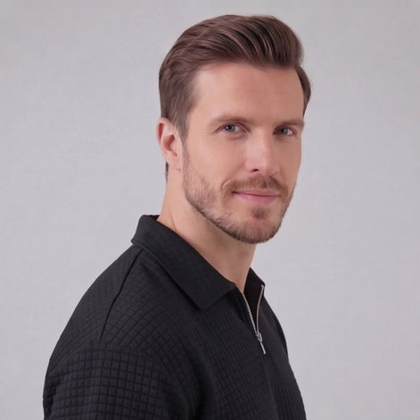 Herren Waffelstrick Kurzes Outfit Sommer Set