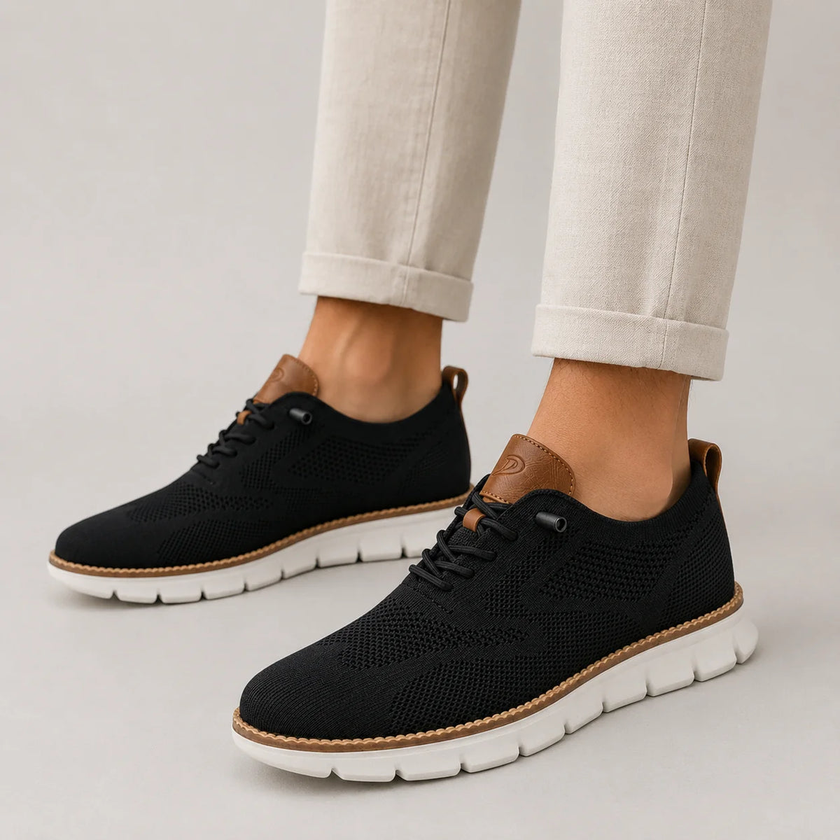 Herren Wanderschuhe Leichtes Strickdesign mit Schnürung