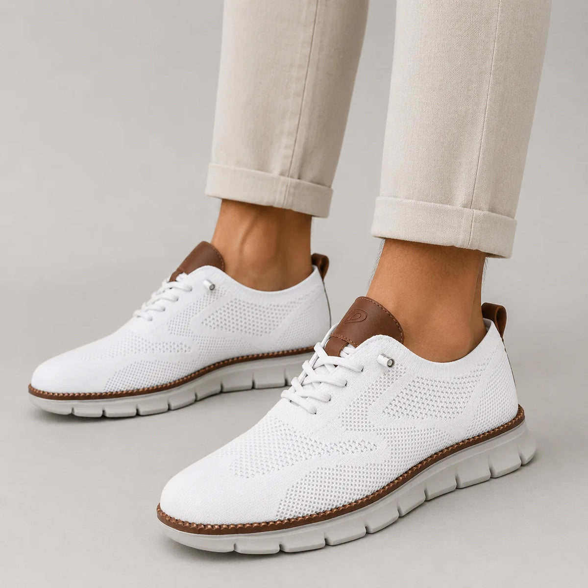 Herren Wanderschuhe Leichtes Strickdesign mit Schnürung
