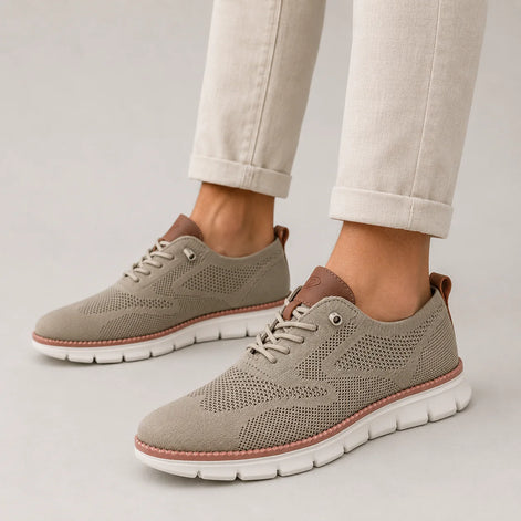 Herren Wanderschuhe Leichtes Strickdesign mit Schnürung