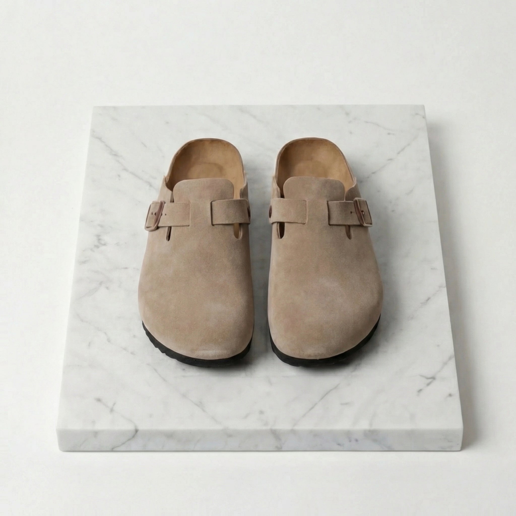 Herren Wildleder Clogs Stilvolle Komfort Loafer