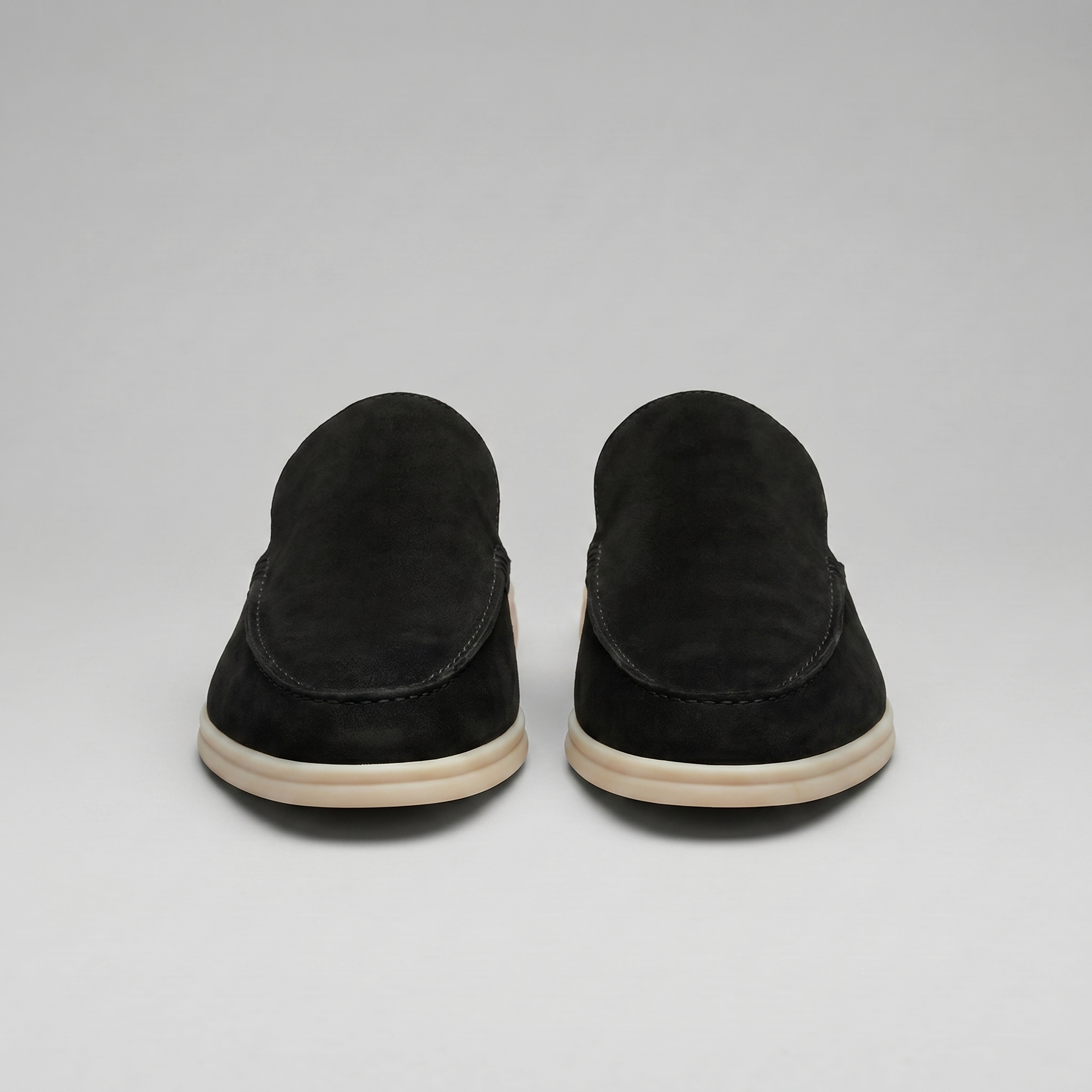 Herren Wildleder Loafer Mules ohne Fersenriemen