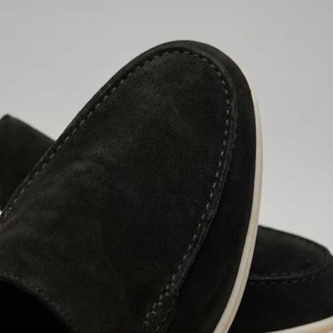 Herren Wildleder Loafer Mules ohne Fersenriemen