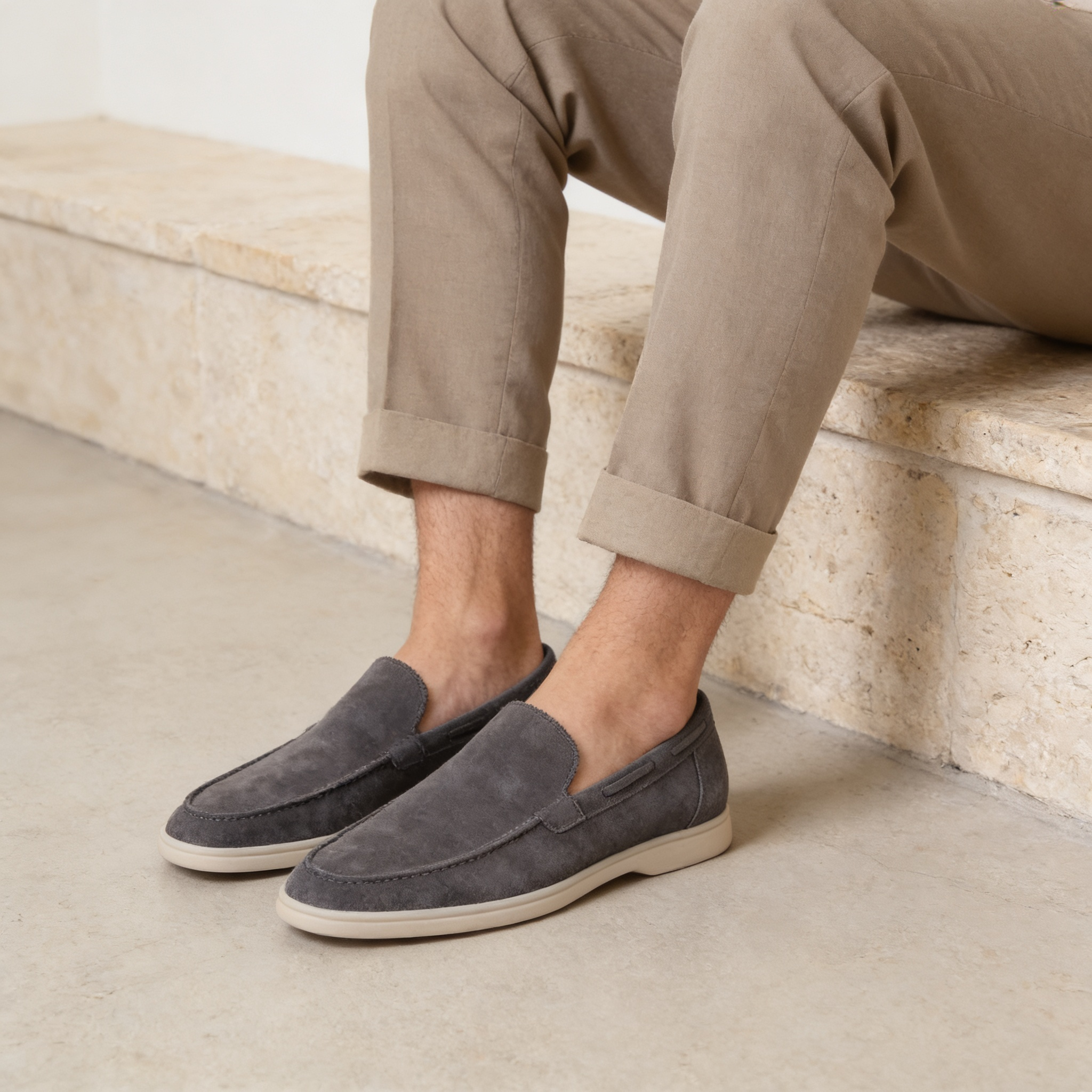 Herren Wildleder Loafers