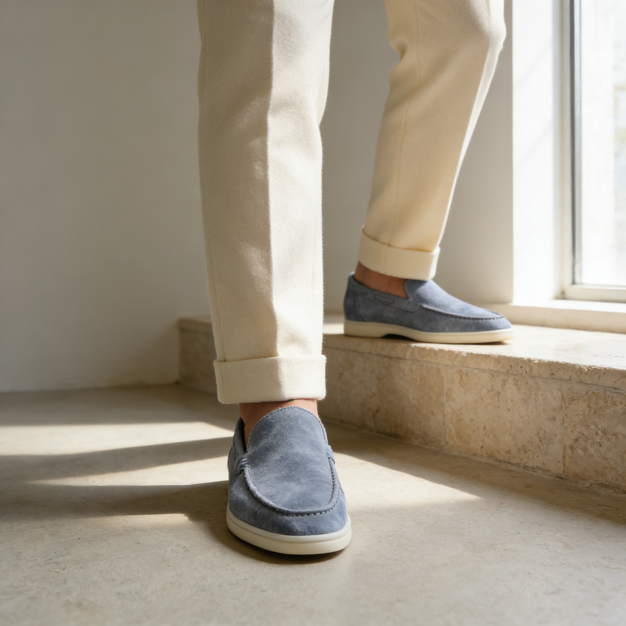 Herren Wildleder Loafers