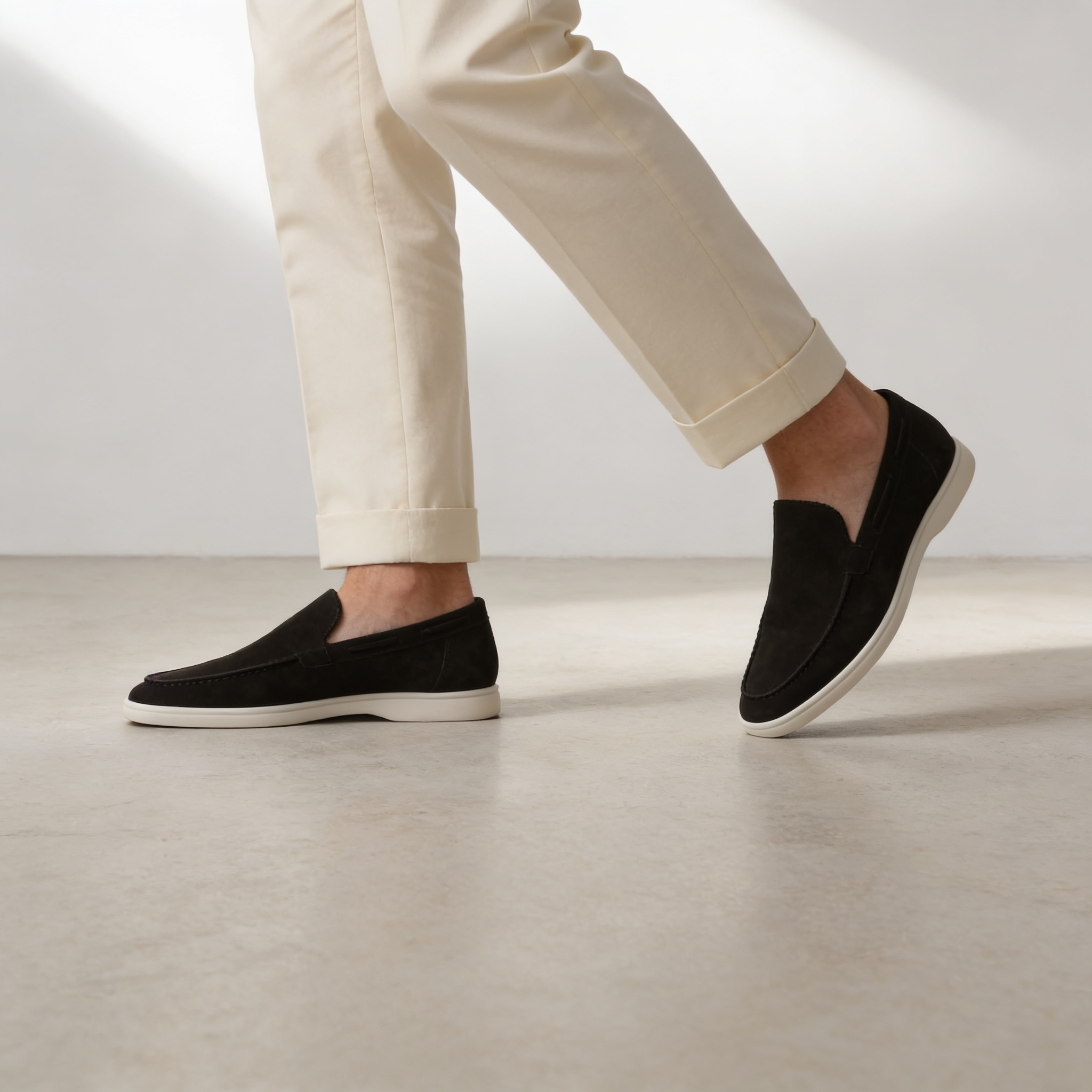 Herren Wildleder Loafers