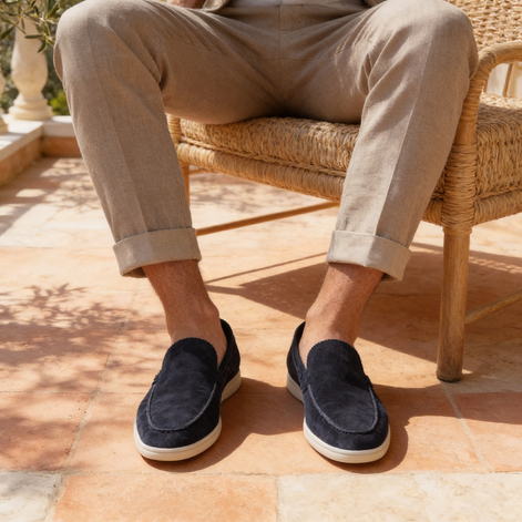 Herren Wildleder Loafers