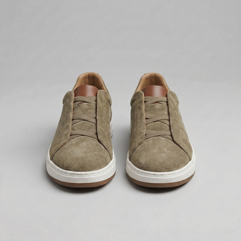 Herren Wildleder Slip-On Freizeitsneaker