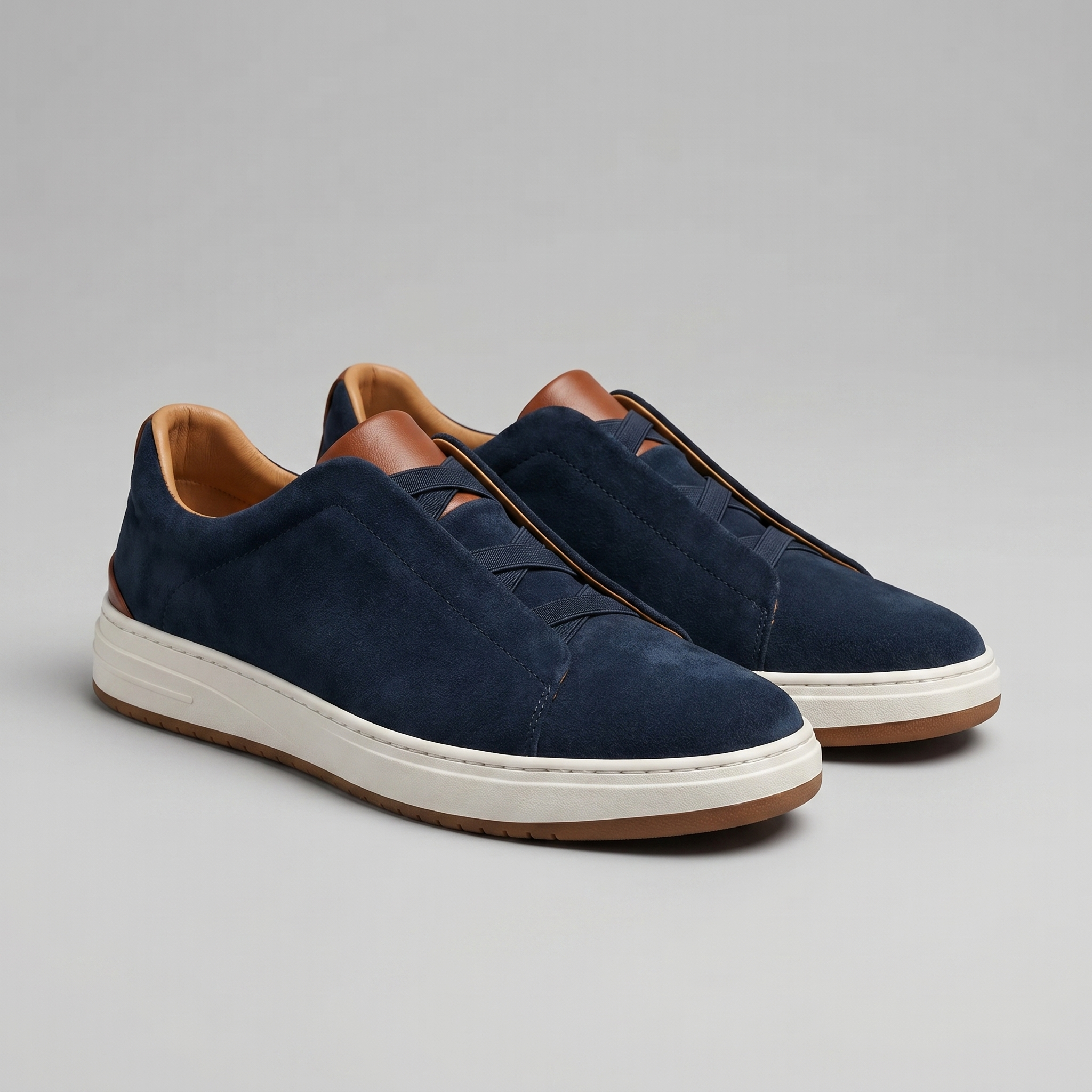 Herren Wildleder Slip-On Freizeitsneaker
