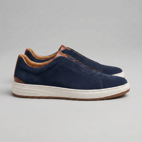 Herren Wildleder Slip-On Freizeitsneaker