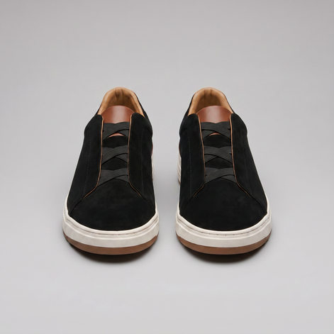 Herren Wildleder Slip-On Freizeitsneaker