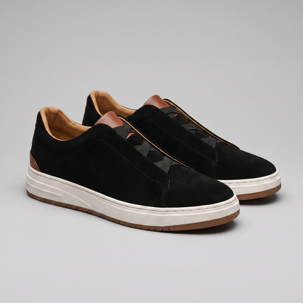 Herren Wildleder Slip-On Freizeitsneaker
