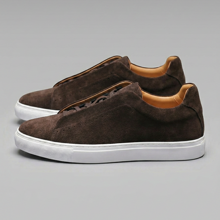 Herren Wildleder Sneaker Niedrigprofil