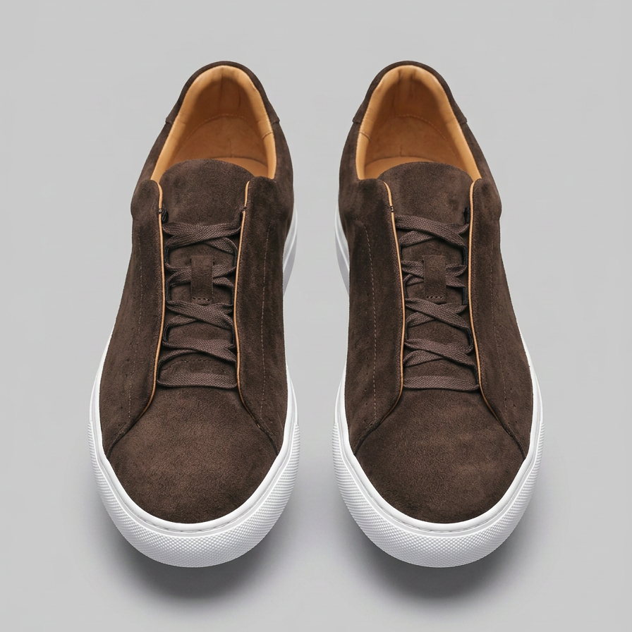 Herren Wildleder Sneaker Niedrigprofil