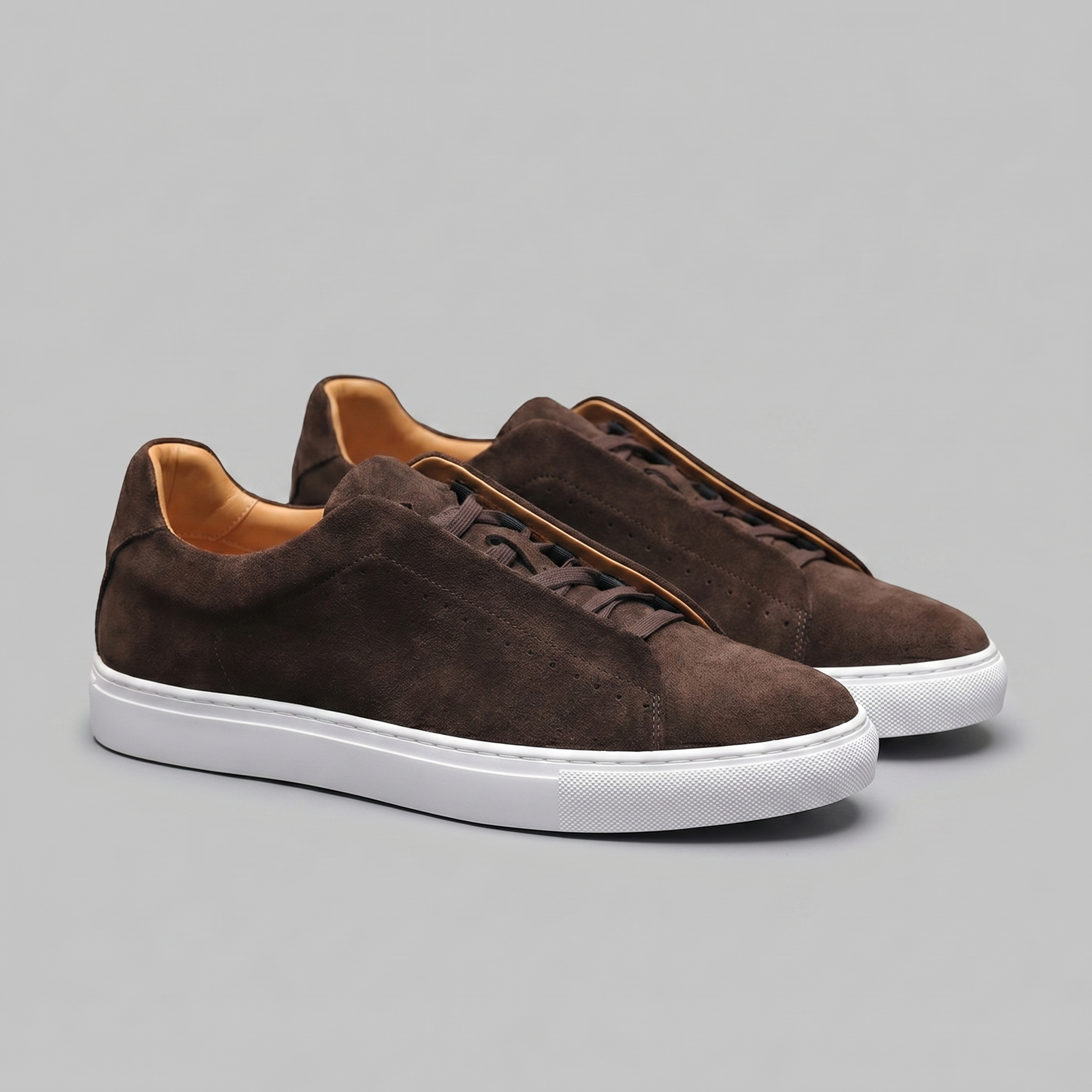 Herren Wildleder Sneaker Niedrigprofil