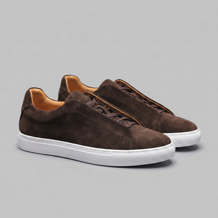 Herren Wildleder Sneaker Niedrigprofil