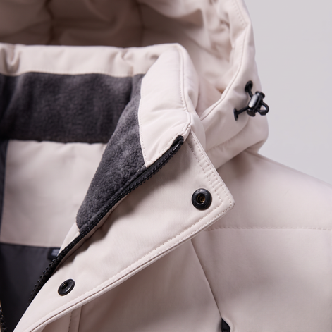 Herren Winddichte Wattierte Parka-Jacke