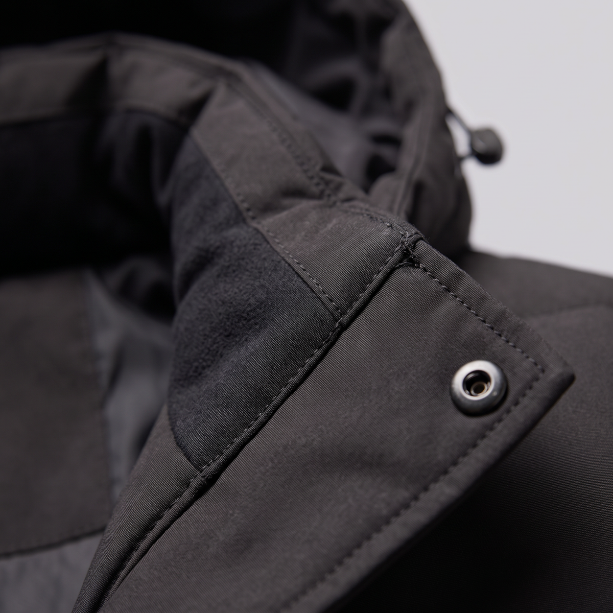 Herren Winddichte Wattierte Parka-Jacke