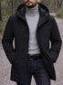 Herren Wintermantel mit Kapuze wetterfest
