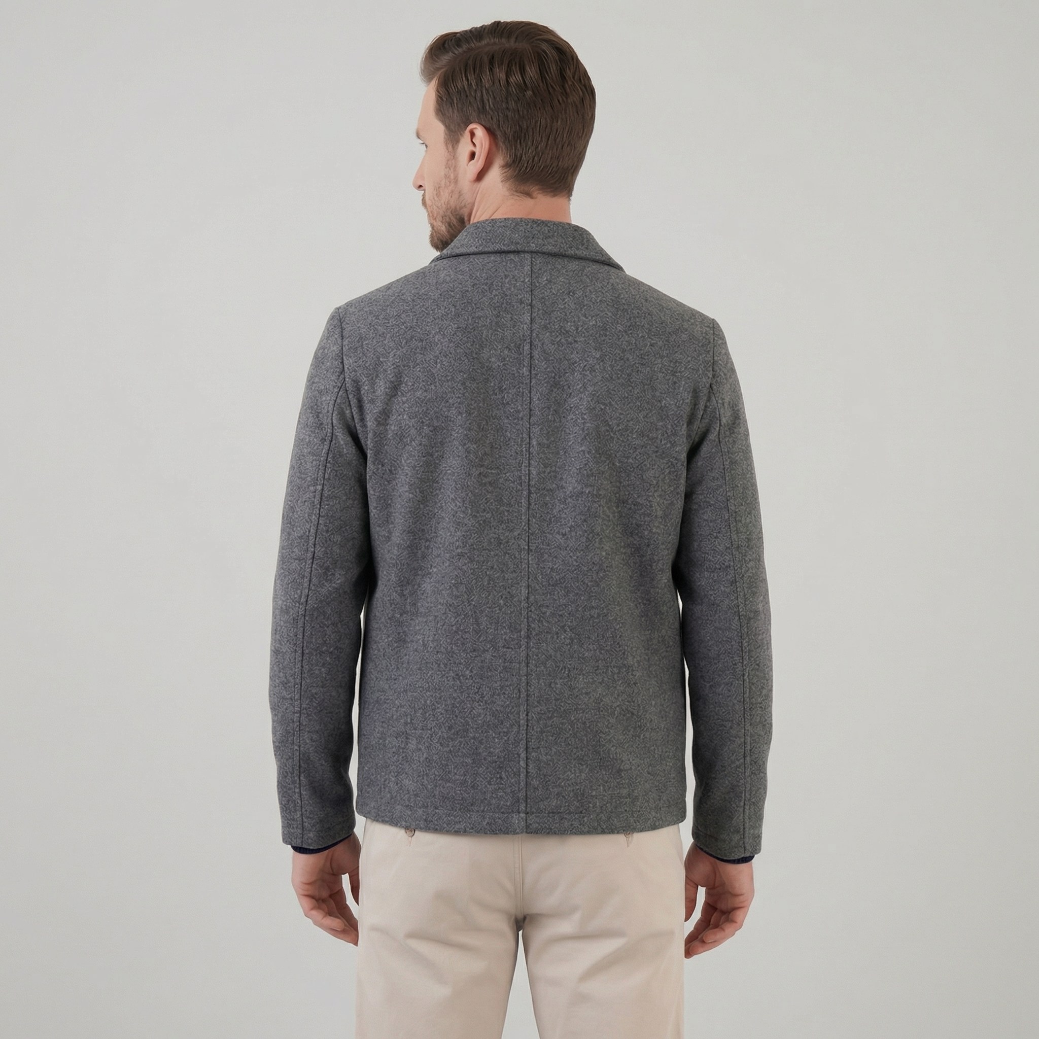 Herren Wollmischungsjacke