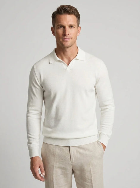 Herren Wollpullover mit langen Ärmeln für Herbst und Winter